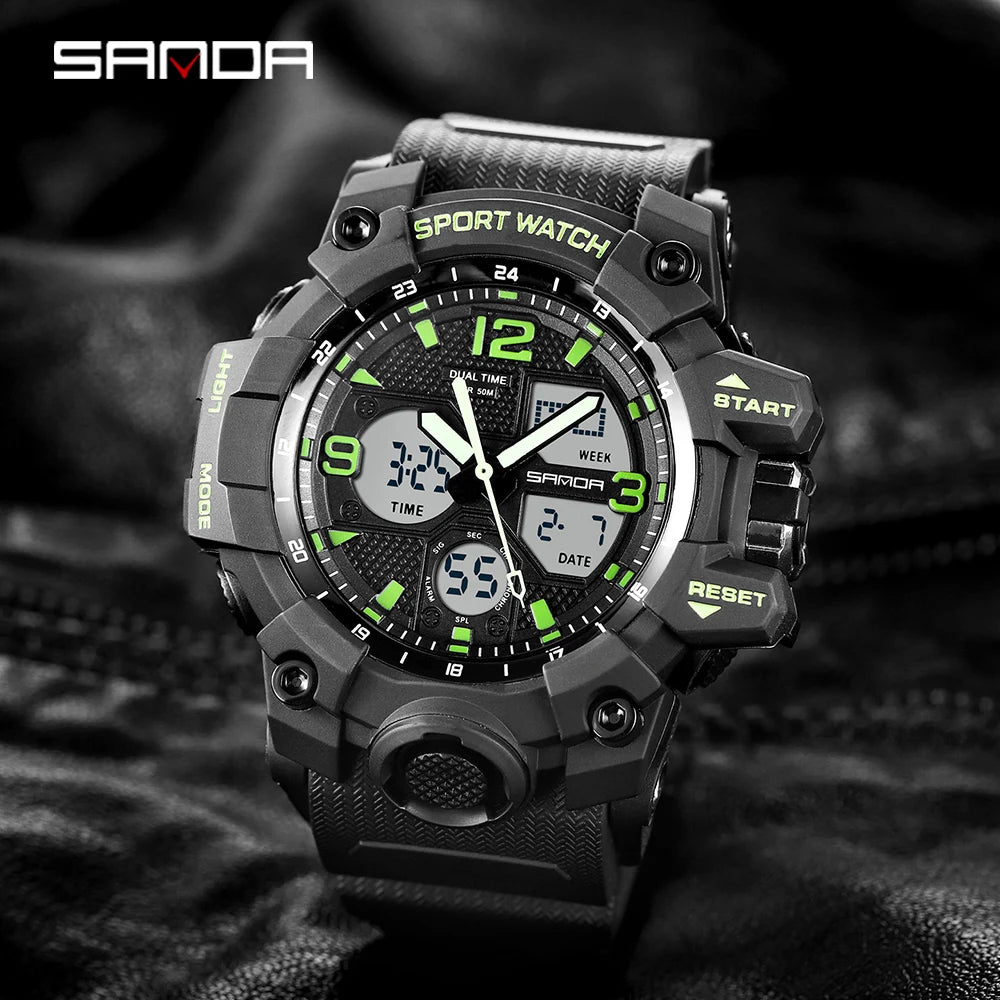 Men Sports Watches G Style Black Wrist Watch Led Digital 50M Waterproof Watch for S Shock Male Clock Relogio Masculino Dropship