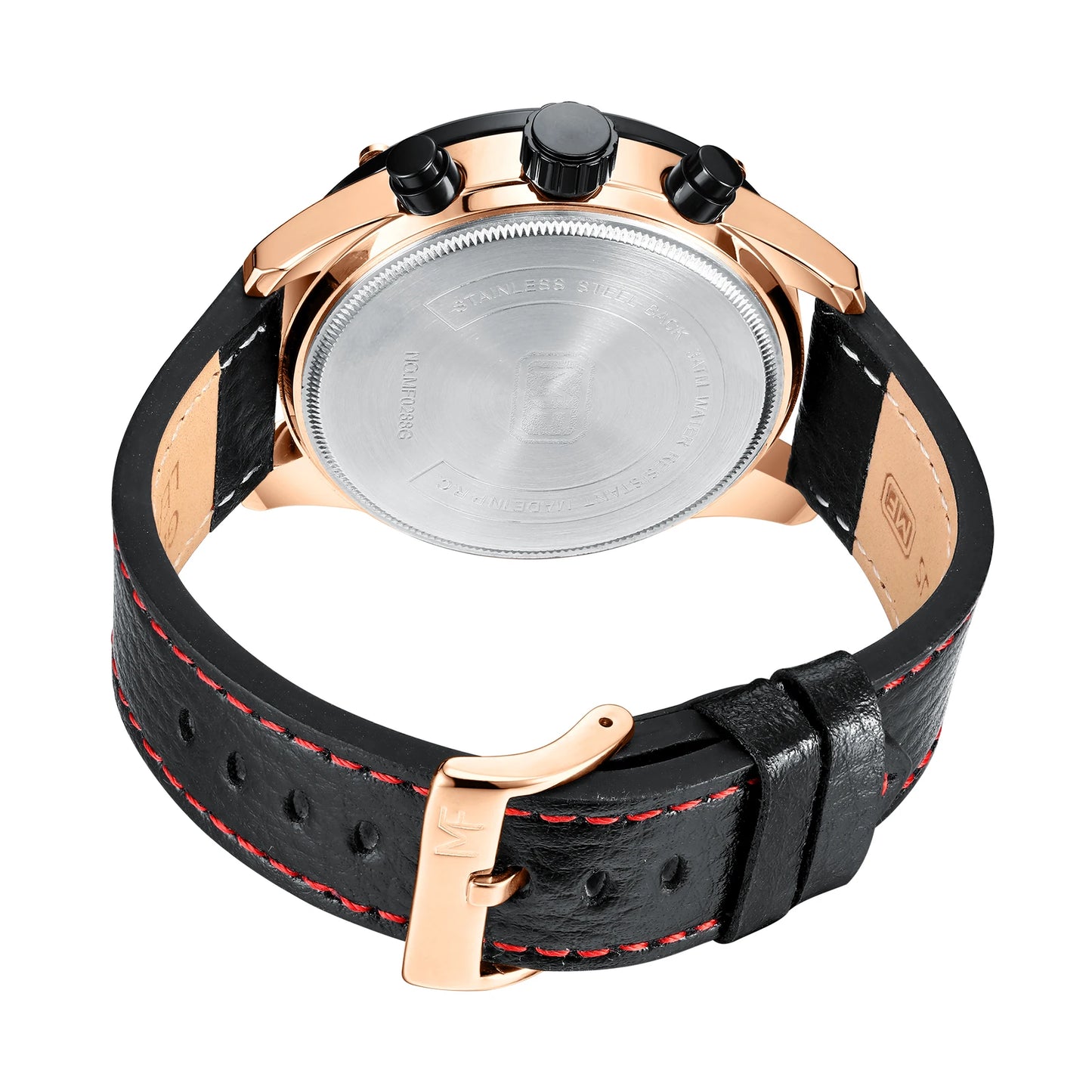 High End MINI FOCUS MF0288G Luxury Wrist Watches Leather Strap Waterproof Calendar Men Casual Quartz Watch Reloj Hombre