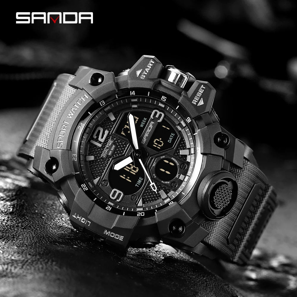 Men Sports Watches G Style Black Wrist Watch Led Digital 50M Waterproof Watch for S Shock Male Clock Relogio Masculino Dropship