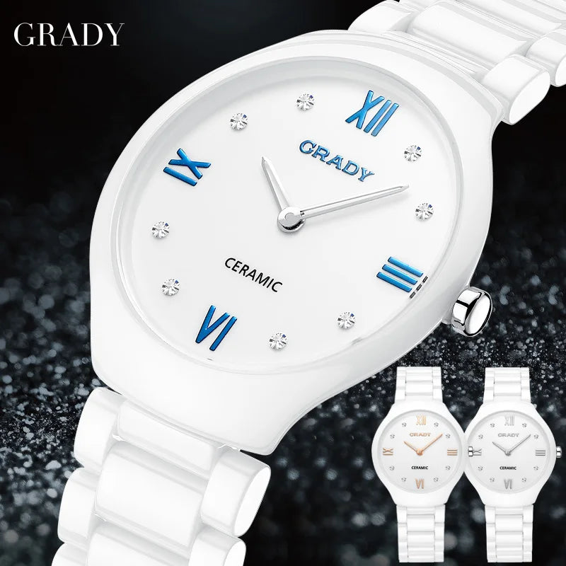 ceramic watches for women fashion ladies watches Gifts for women quartz Watch clock luxury hot sale luxury Women's wristwatch