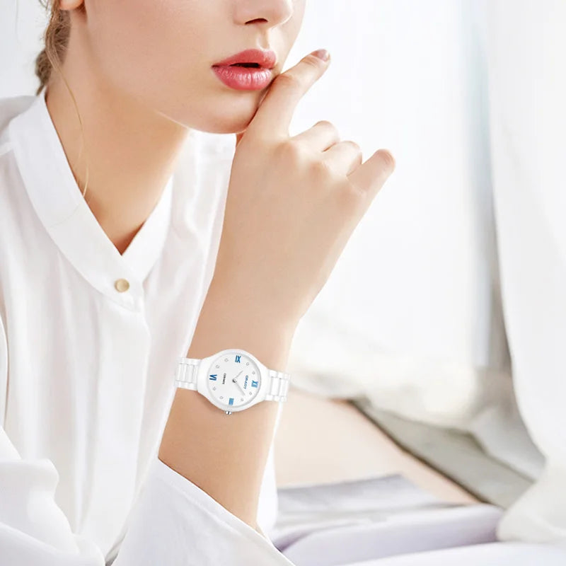 ceramic watches for women fashion ladies watches Gifts for women quartz Watch clock luxury hot sale luxury Women's wristwatch