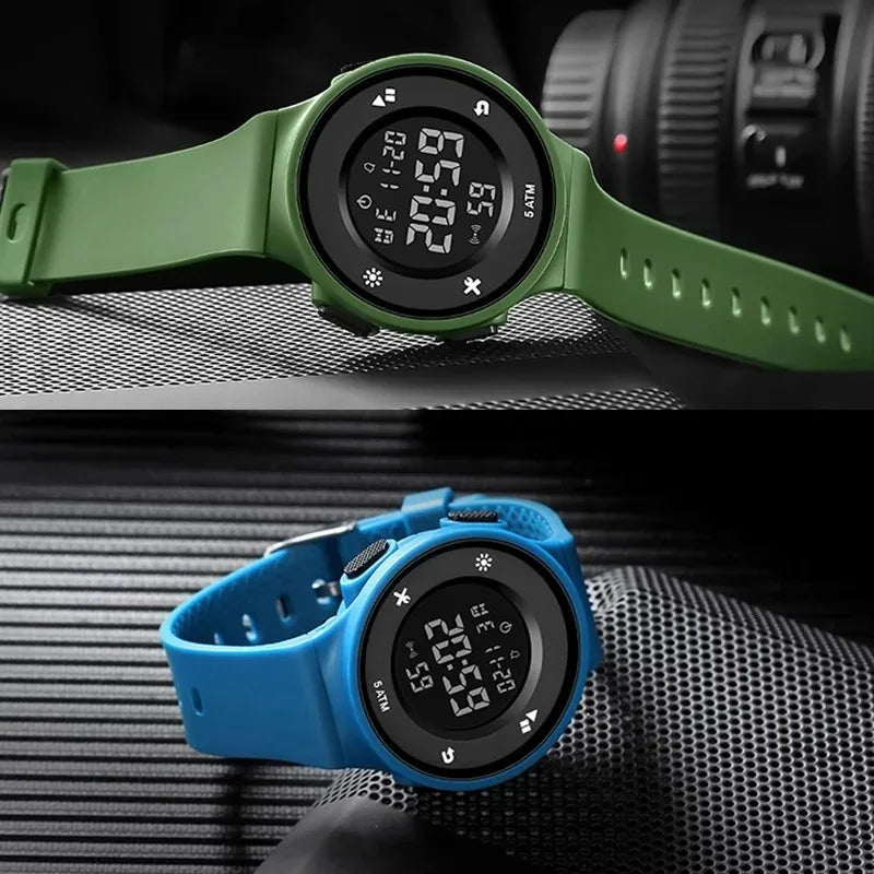 Men's Watch Sports LED Digital Watches Luminous Waterproof Multifunction Sport Clock Outdoor Military Wristwatch for men Kids
