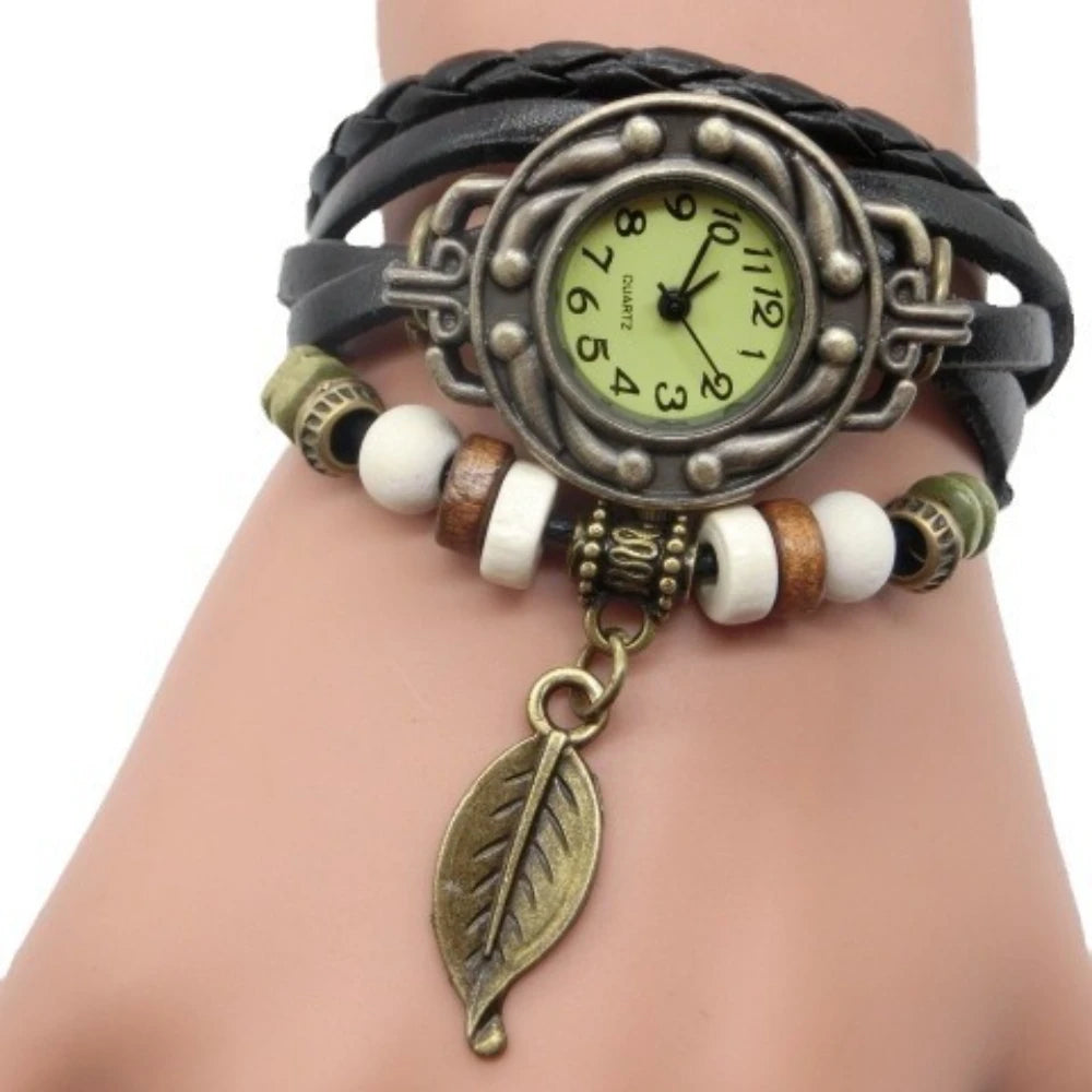 Elegant Ladies Watches Vintage Wristwatches for Women Leather Strap Small Dial Female Quartz Watch Часы Женские Наручные