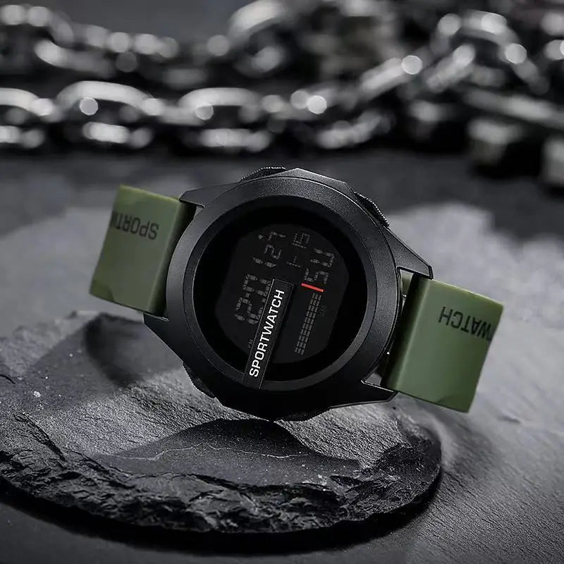 Men's Sports Watches Alarm Clock Multifunction Men LED Digital Watch Waterproof Fitness Sport Electronic Watch for Male Clock