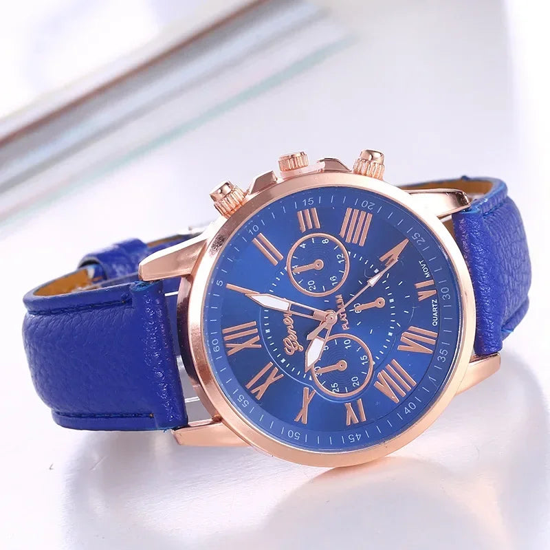 Watch Women Casual Ladies Watches Top Brand Luxury Woman Watch Leather Waterproof Simple Dress Quartz Wristwatch Female Clock