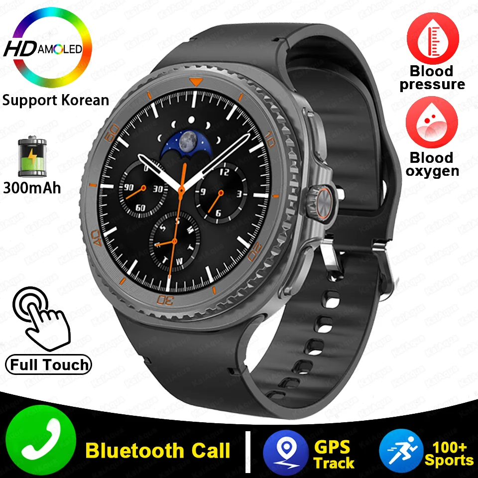 Smart Watch 8 Classic Men HD Display Screen GPS Bluetooth Call Sports Fitness Waterproof Watch SmartWatch 1.32-inch Android IOS