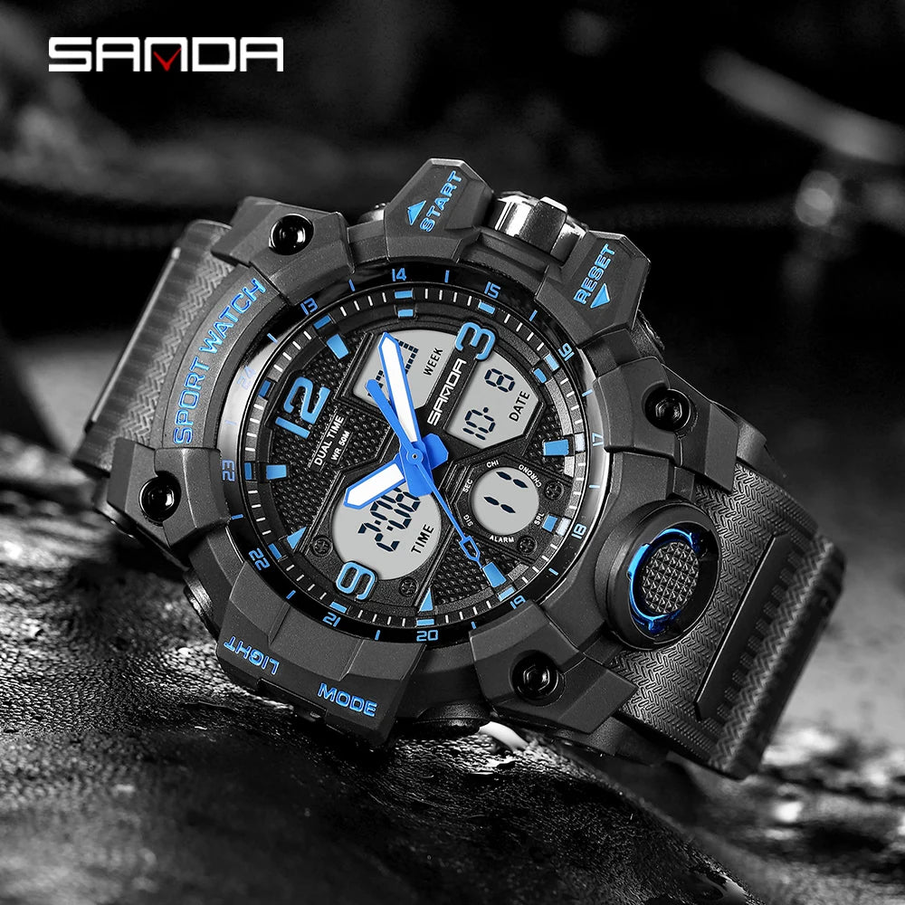 Men Sports Watches G Style Black Wrist Watch Led Digital 50M Waterproof Watch for S Shock Male Clock Relogio Masculino Dropship
