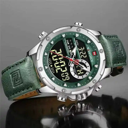 Hot Sale NAVIFORCE New 9208 Quartz Watches Men Casual Sports Chronograph Quartz Wrist Watch Waterproof Relojes Luxury Wristwatch