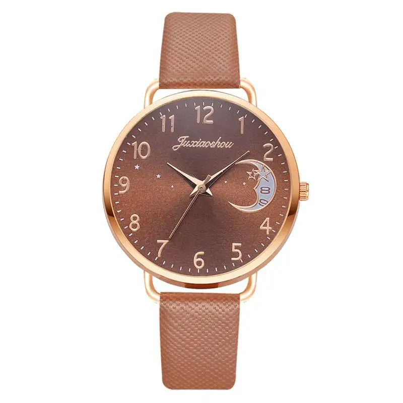 Women Fashion White Watch Quartz Leather Ladies Wristwatches 2023 New Brand Simple Number Dial Woman Clock Montre Femme