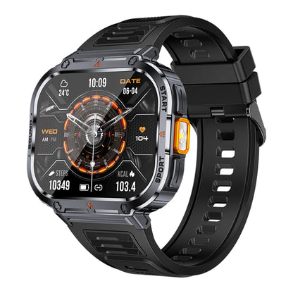 Outdoor Flashlight Smart Watch NX23 BT Calling Health Monitoring Heart Rate Blood Oxygen Men Sport Smart Watches IP68 Waterproof