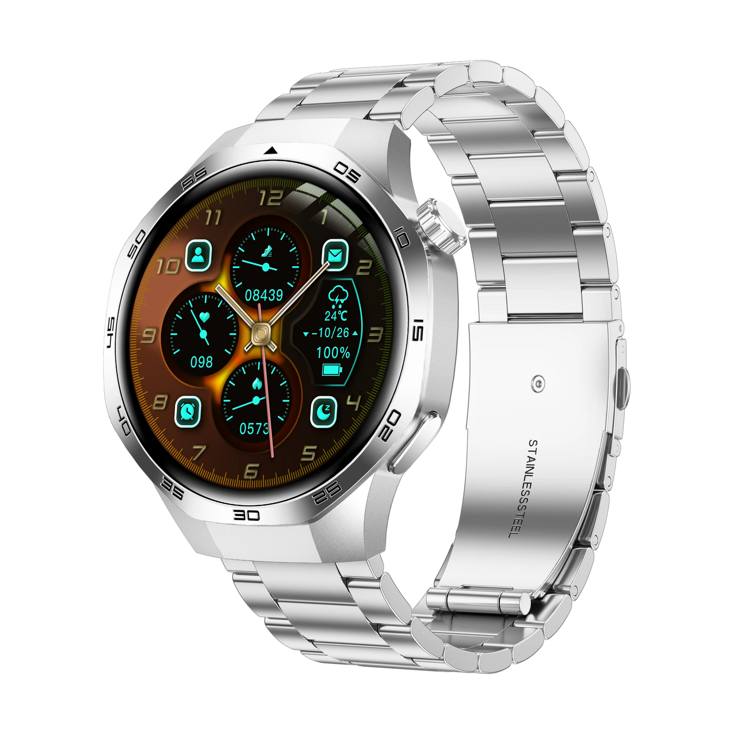 2025 Fashion Smart Watches Sports Smart Watch 5 Max Men Business Ecg Ppg BT Call Multiple Motion Modes Fitness Sports Watches