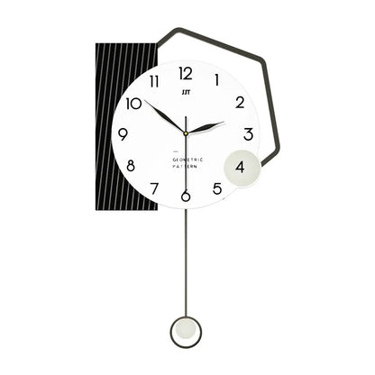 Hipster Minimalist Modern Nordic Wall Clock 1 Piece Wall Clock Home Decor Luxury for Living Room Bedroom
