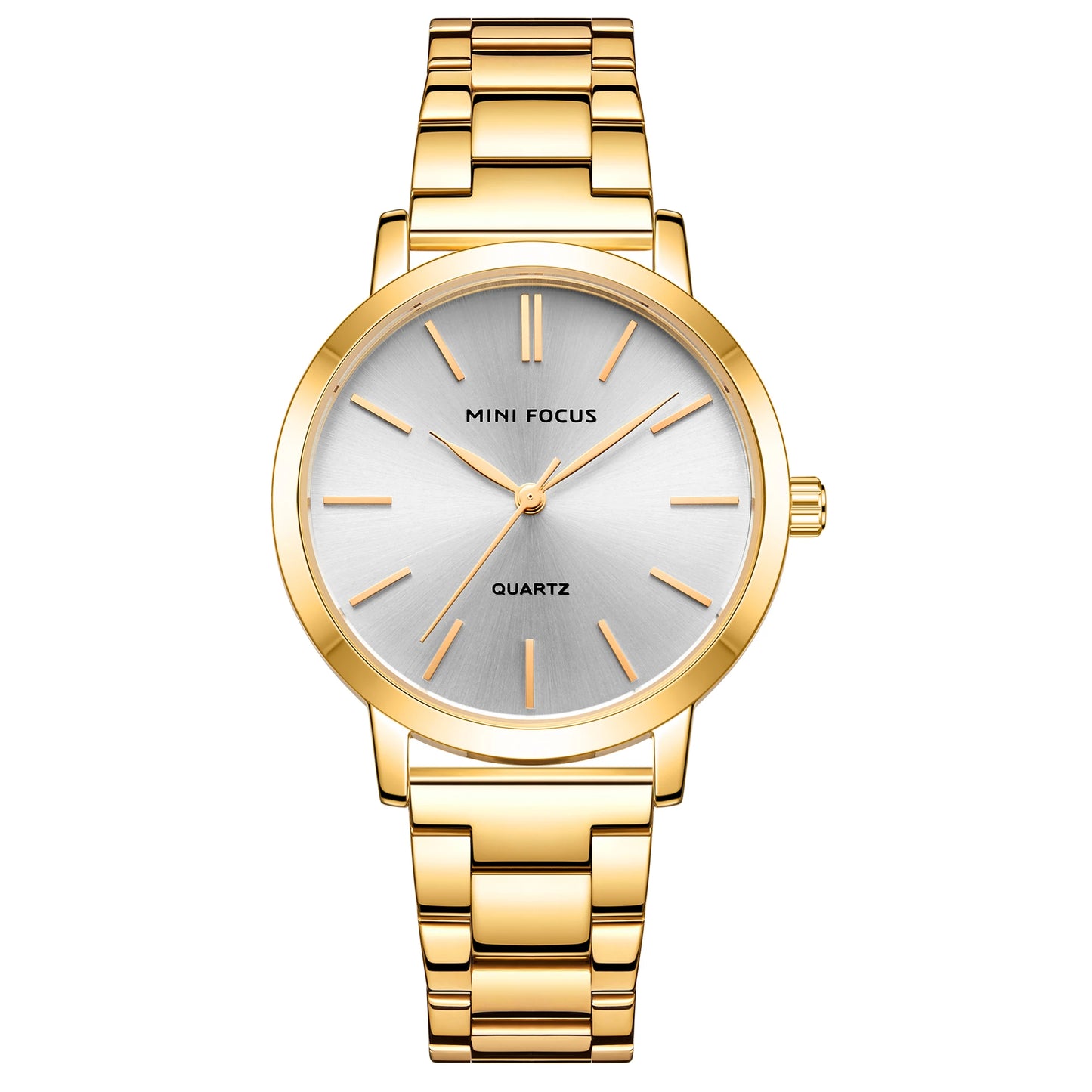 MINI FOCUS MF0307L Femme Classic Elegant Watches Solid Stainless Steel Band Waterproof With Japanese Movement Women Quartz Watch