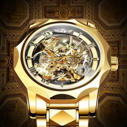 Winner Luxury Automatic Watches for Mens Mechanical Watch Fashion  Design Styles Stainless Steel Wristwatches Relogio