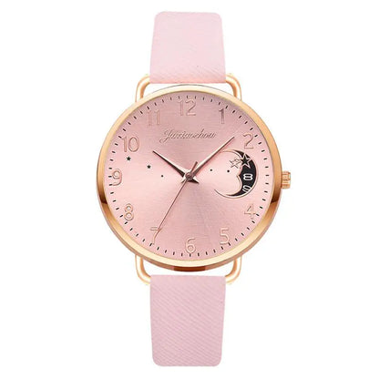 Women Fashion White Watch Quartz Leather Ladies Wristwatches 2023 New Brand Simple Number Dial Woman Clock Montre Femme