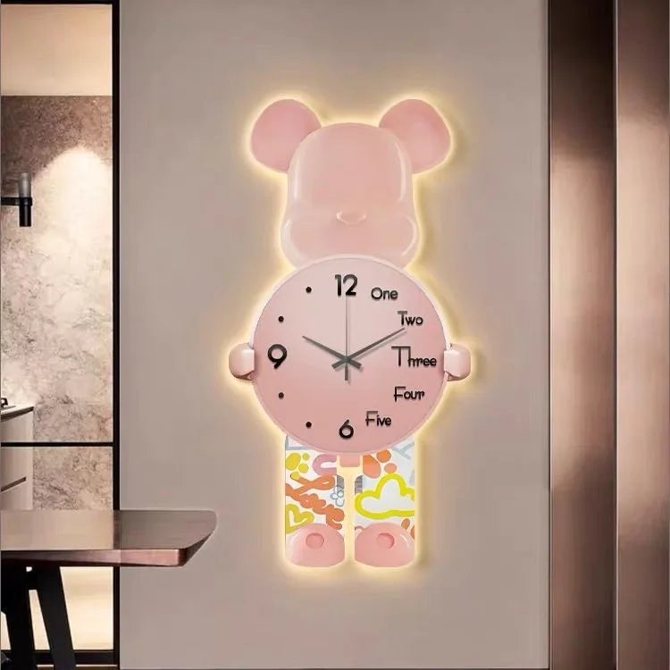 30*60 New 3d Large Metal Metallic Wall Art Clock Customized Home Decor Dropshiping Products 2024 Decoration Watch for House