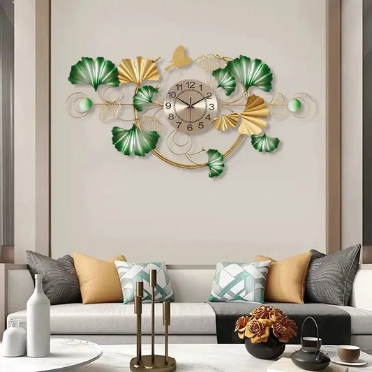 100X50CM Large Metal Nordic Luxury Wall Hanging Clock Living Room TV Bedroom Watch Large Quantity Discounts Dropshipping DDP