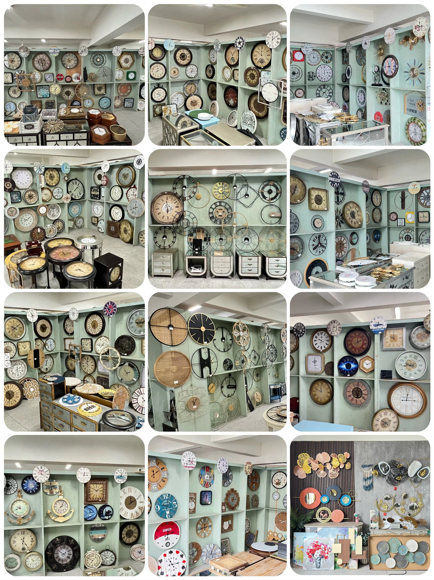 89*42cm Modern Style Big Circle Wall Clock Indoor Large Round Metal Frame Wall Clock for Home Decor Dropshipping Products 2024