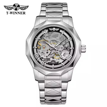 Winner Luxury Automatic Watches for Mens Mechanical Watch Fashion  Design Styles Stainless Steel Wristwatches Relogio