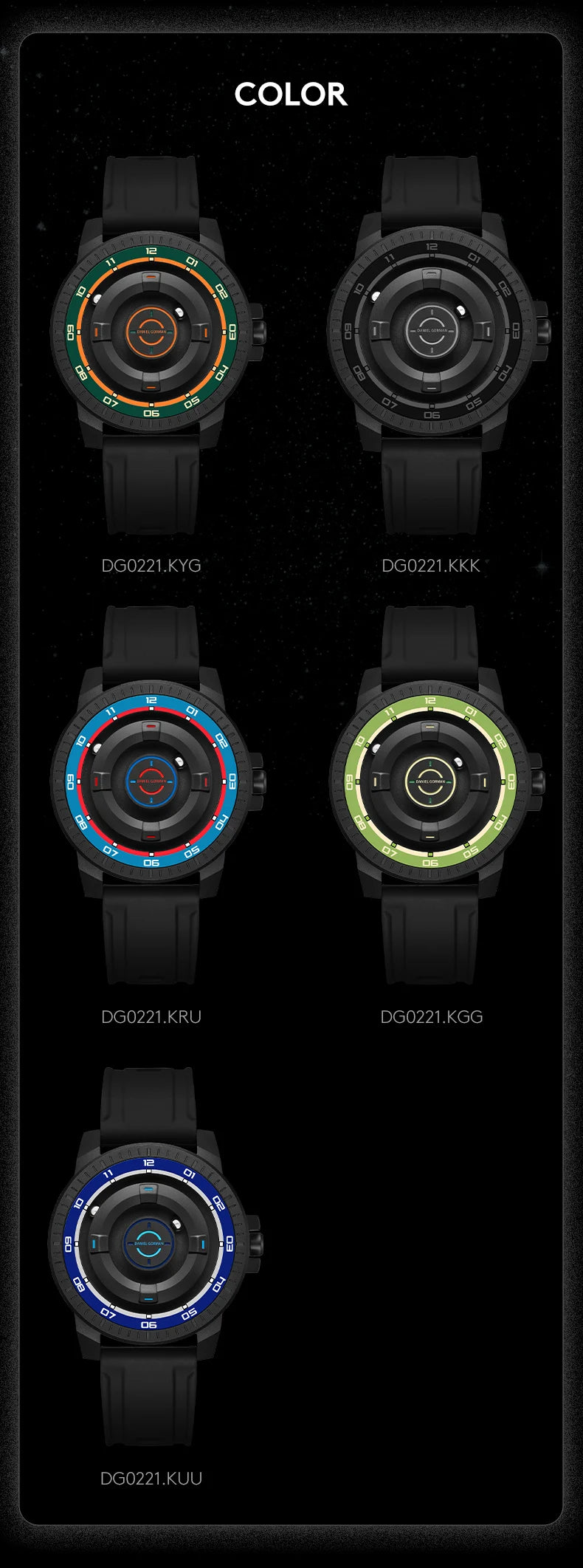 Planet Series New Design Magnetic Analog Iron Ball Original Brand Waterproof Luminous Luxury Watches Men Quartz Watches