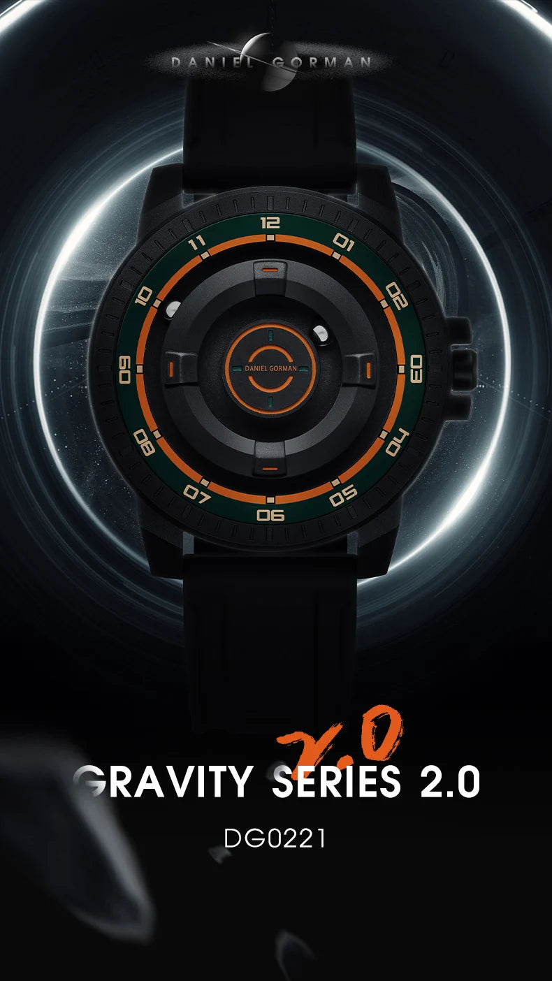 Planet Series New Design Magnetic Analog Iron Ball Original Brand Waterproof Luminous Luxury Watches Men Quartz Watches