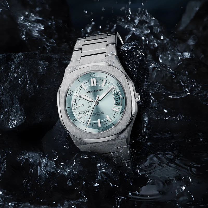 Hot Selling Watch Calendar Luminous Sports Quartz Watch Stainless Steel Wrist Hand Clock Waterproof Sport Watches