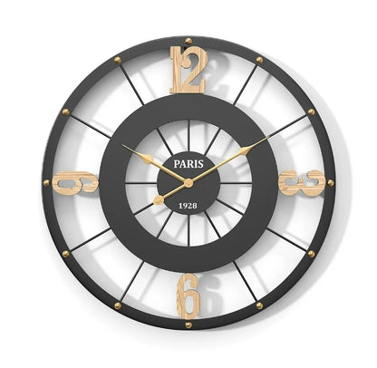 50CM Nordic Light Luxury Wall Hanging Clock Living Room TV Wall Clock Creative Bedroom Wall Clock