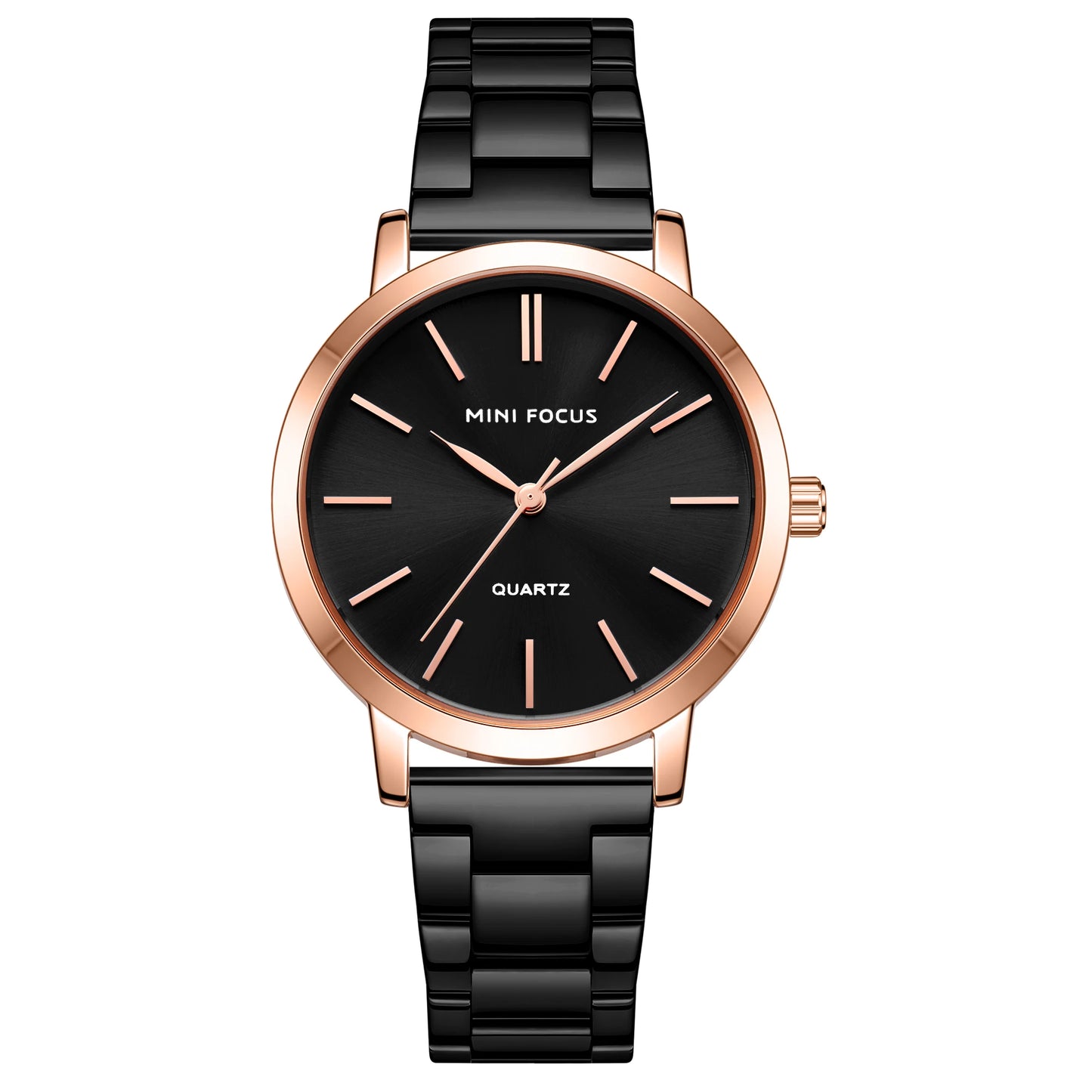 MINI FOCUS MF0307L Femme Classic Elegant Watches Solid Stainless Steel Band Waterproof With Japanese Movement Women Quartz Watch