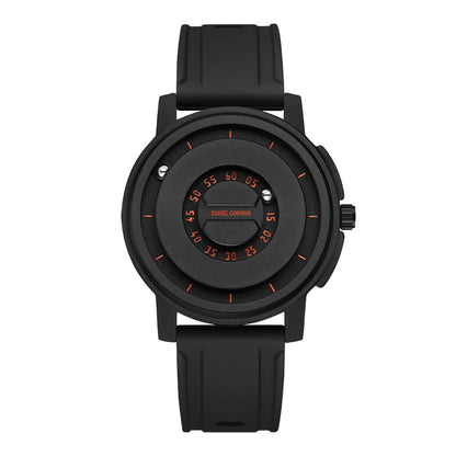 Silicone Band Magnetic Levitation Hands Watch for Men 3 ATM Waterproof Quartz Movement Quartz Watches
