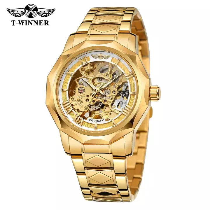 Winner Luxury Automatic Watches for Mens Mechanical Watch Fashion  Design Styles Stainless Steel Wristwatches Relogio