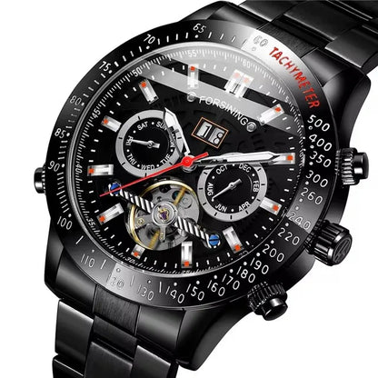 Relogio Masculino FORSINING Top Luxury Automatic Wrist Watch Mens Tourbillon Mechanical Watches Men's Wristwatches Clock Gold