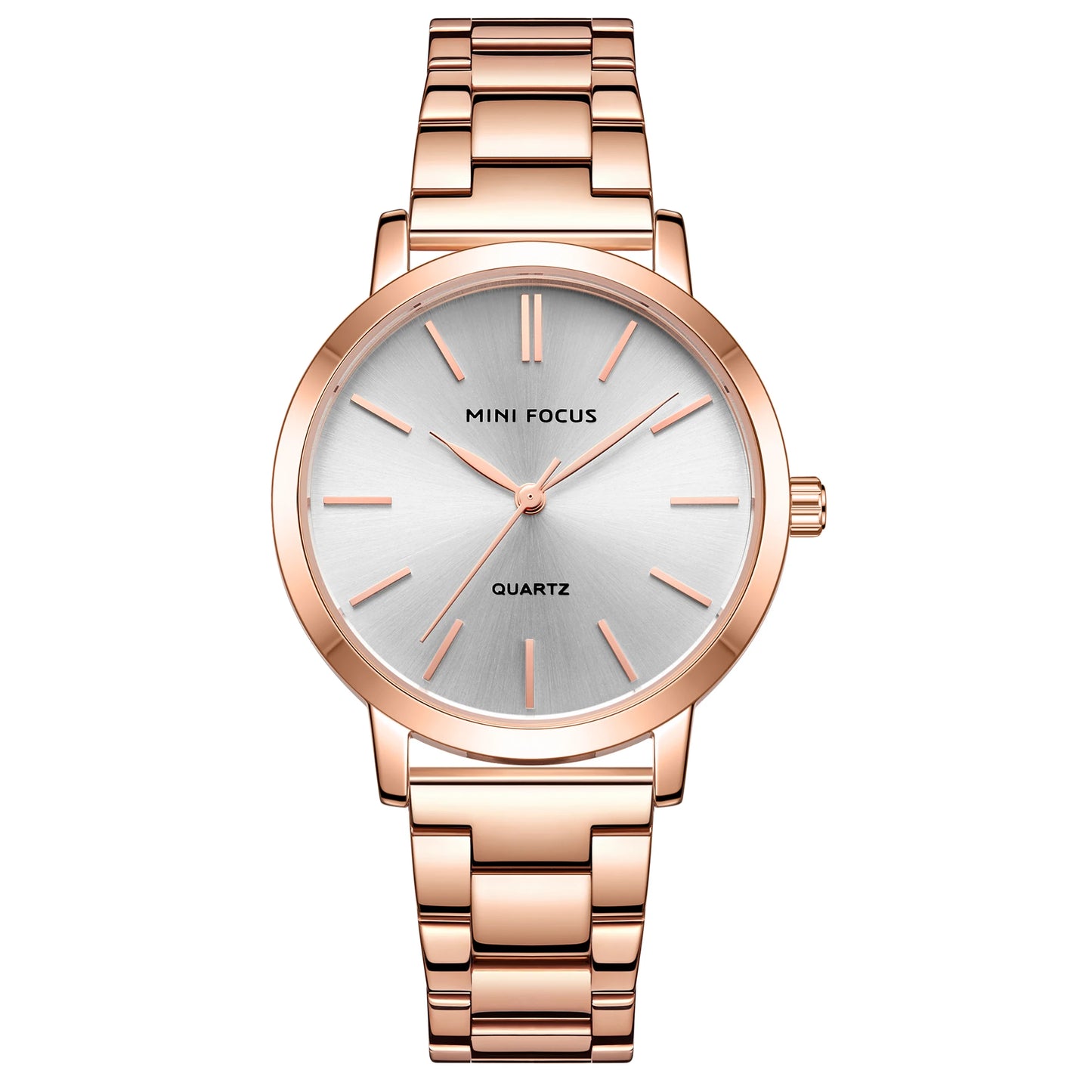 MINI FOCUS MF0307L Femme Classic Elegant Watches Solid Stainless Steel Band Waterproof With Japanese Movement Women Quartz Watch