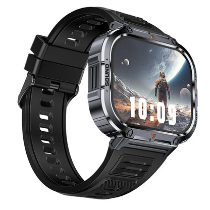 Outdoor Flashlight Smart Watch NX23 BT Calling Health Monitoring Heart Rate Blood Oxygen Men Sport Smart Watches IP68 Waterproof