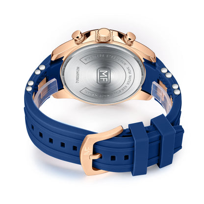 Best Selling MINI FOCUS MF0350G Luxury Quartz Watch Men Waterproof Silicone Band Waterproof Luminous Hands Wrist Watches