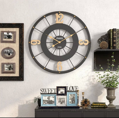 50CM Nordic Light Luxury Wall Hanging Clock Living Room TV Wall Clock Creative Bedroom Wall Clock