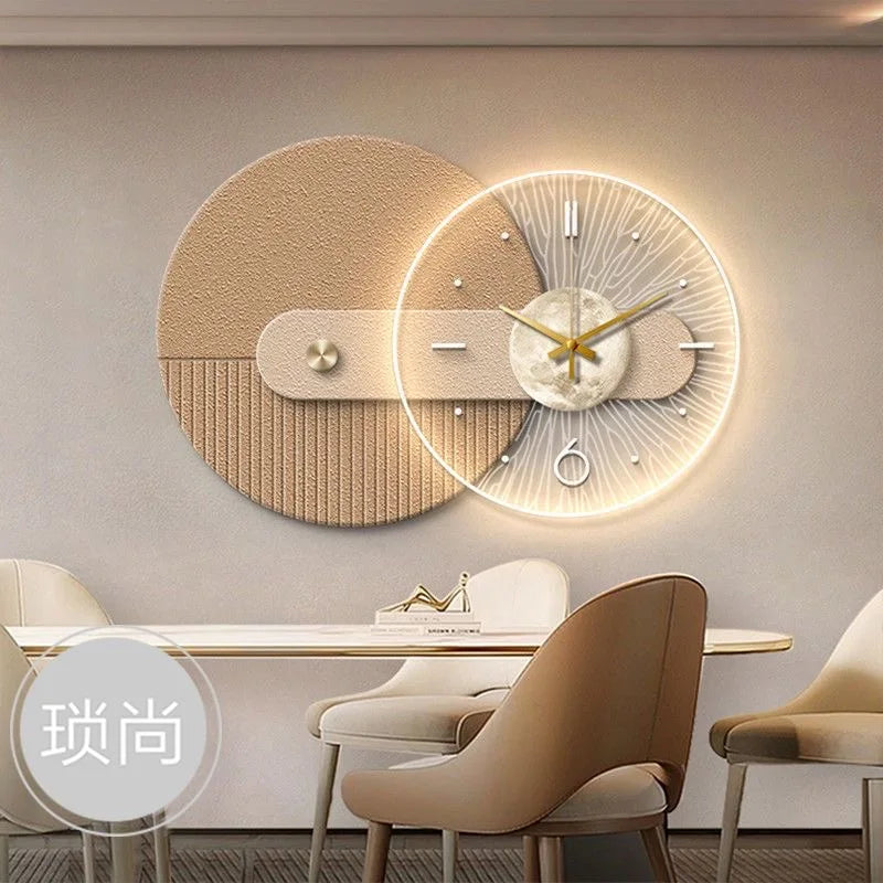 72x49cm Large Wall Clock New 3d Art Customized Home Decor Dropshiping Products 2024 Decoration Large Watch
