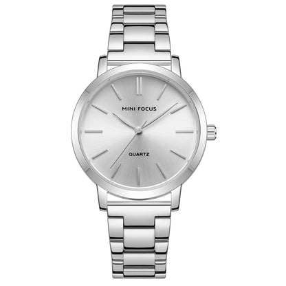 MINI FOCUS MF0307L Femme Classic Elegant Watches Solid Stainless Steel Band Waterproof With Japanese Movement Women Quartz Watch