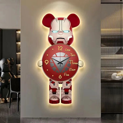 30*60 New 3d Large Metal Metallic Wall Art Clock Customized Home Decor Dropshiping Products 2024 Decoration Watch for House