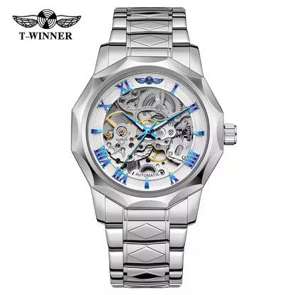 Winner Luxury Automatic Watches for Mens Mechanical Watch Fashion  Design Styles Stainless Steel Wristwatches Relogio