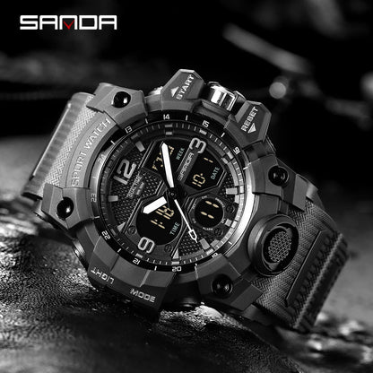 Men Sports Watches G Style Black Wrist Watch Led Digital 50M Waterproof Watch for S Shock Male Clock Relogio Masculino Dropship