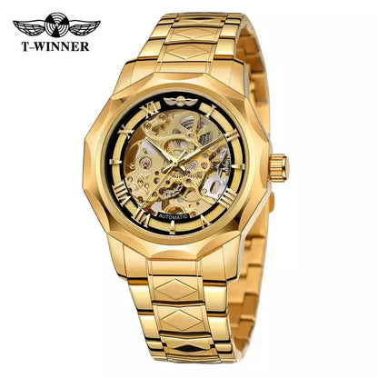 Winner Luxury Automatic Watches for Mens Mechanical Watch Fashion  Design Styles Stainless Steel Wristwatches Relogio