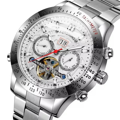 Relogio Masculino FORSINING Top Luxury Automatic Wrist Watch Mens Tourbillon Mechanical Watches Men's Wristwatches Clock Gold