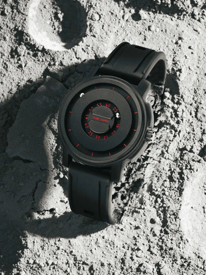 Silicone Band Magnetic Levitation Hands Watch for Men 3 ATM Waterproof Quartz Movement Quartz Watches