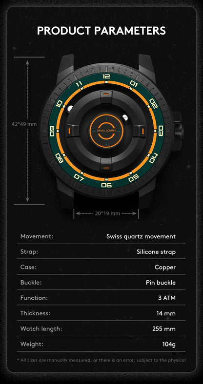 Planet Series New Design Magnetic Analog Iron Ball Original Brand Waterproof Luminous Luxury Watches Men Quartz Watches