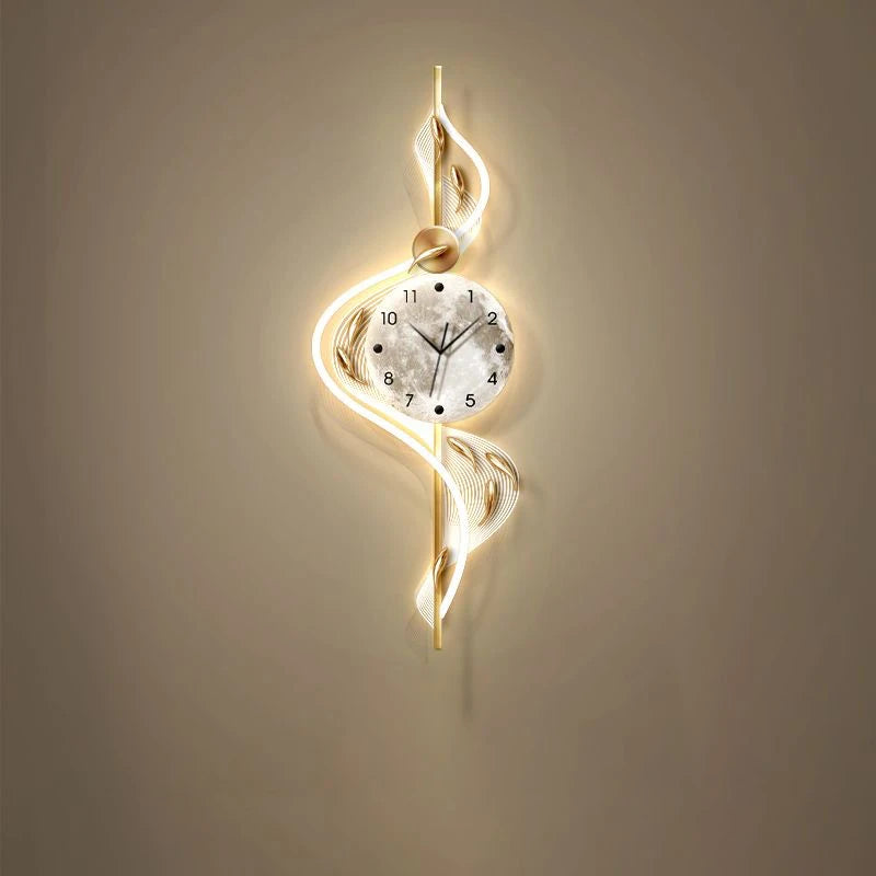 80X27CM Large Dropshipping Products 2024 Modern Pendulum Luxury Wall Hanging Clock Decorative Wall Watch Clock Home House Decor