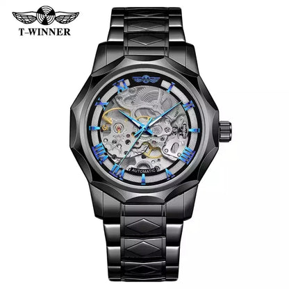 Winner Luxury Automatic Watches for Mens Mechanical Watch Fashion  Design Styles Stainless Steel Wristwatches Relogio