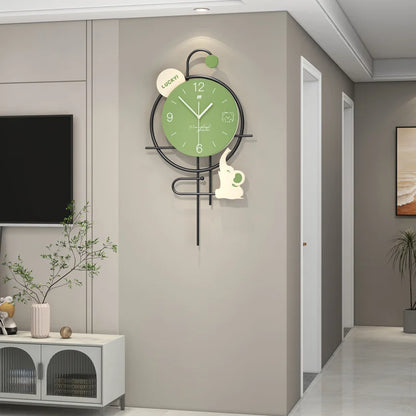 Hipster Elephant Minimalist Wood Wall Clock Modern Nordic Wall Clock Home Decor Luxury for Living Room
