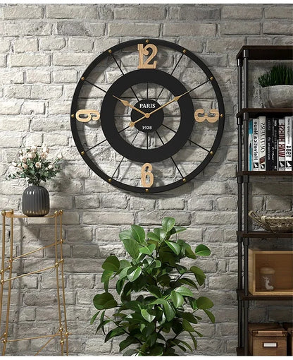 50CM Nordic Light Luxury Wall Hanging Clock Living Room TV Wall Clock Creative Bedroom Wall Clock