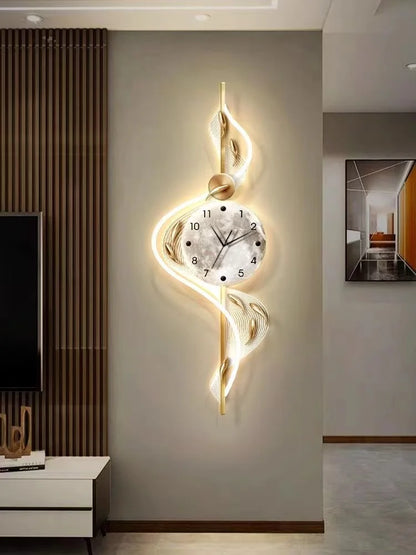 80X27CM Large Dropshipping Products 2024 Modern Pendulum Luxury Wall Hanging Clock Decorative Wall Watch Clock Home House Decor