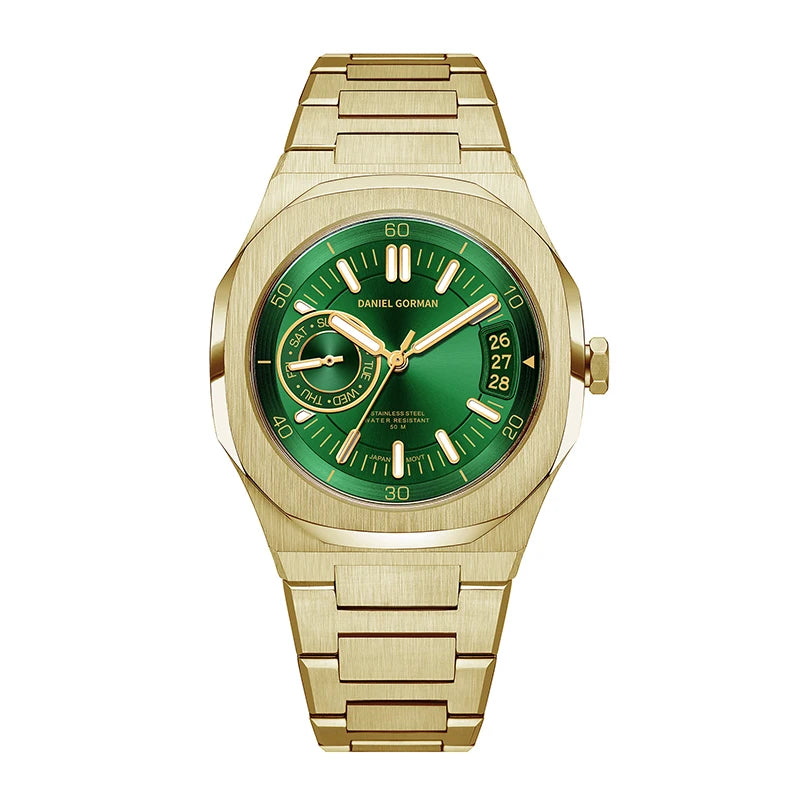 Hot Selling Watch Calendar Luminous Sports Quartz Watch Stainless Steel Wrist Hand Clock Waterproof Sport Watches